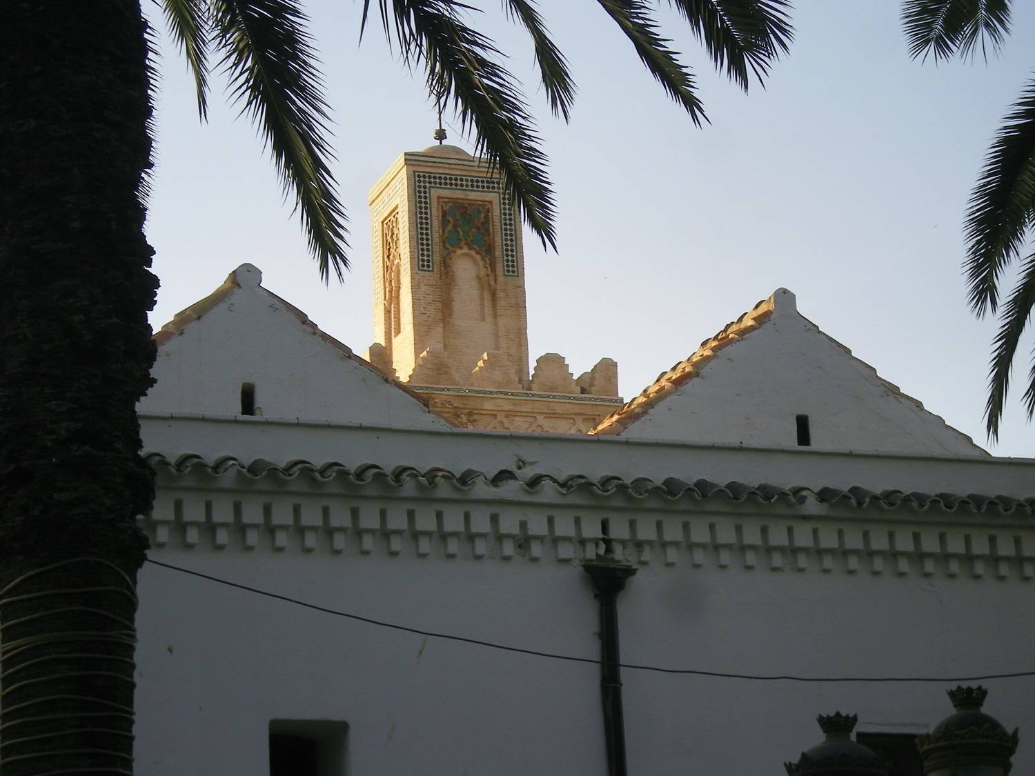 Exterior view toward the minaret