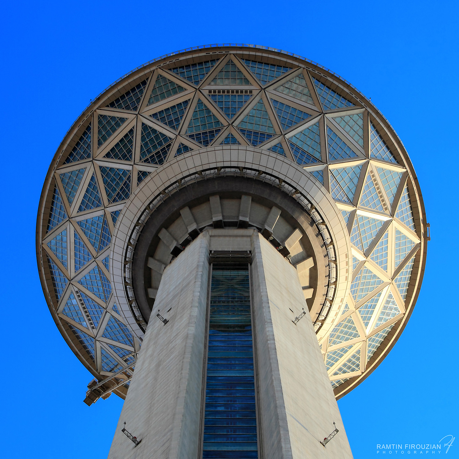 Milad Tower view from ground level
