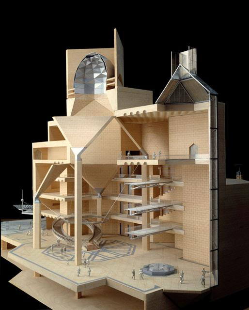 Photo of the building model (model: Awad studio)