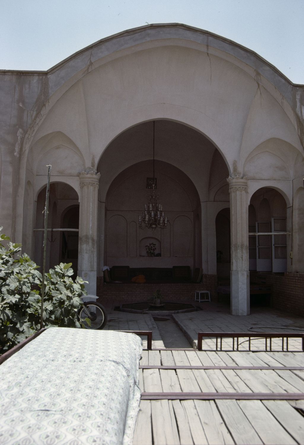 Khanah-i Yiganah - View of iwan opening onto courtyard.
