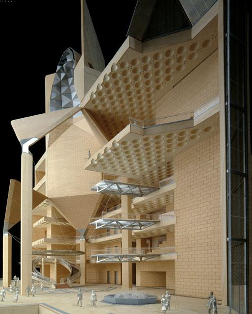Photo of the building model (model: Awad studio)