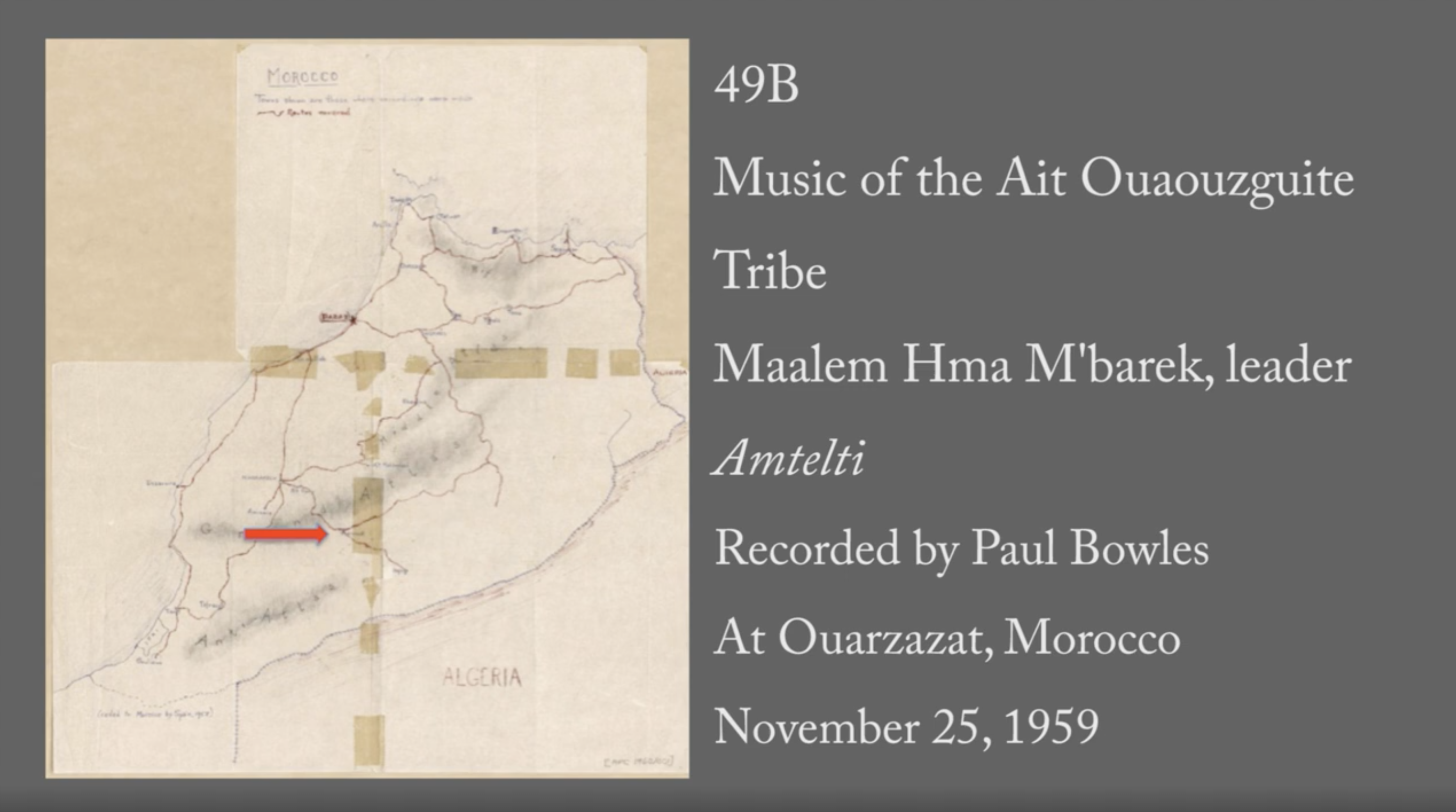 49B: "Amtelti" (Music of the Ait Ouaouzguite Tribe)