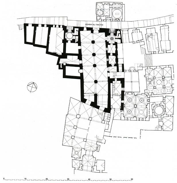 Site plan of the palace of Lady Sitt Tunshuq al-Muzaffariyya