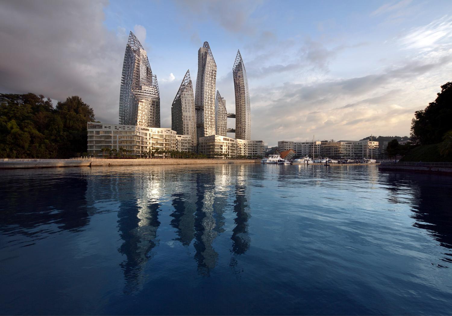 Reflections at Keppel Bay - A symphony of towers and undulating villas beautifully reflected on the water during sunrise and sunset.