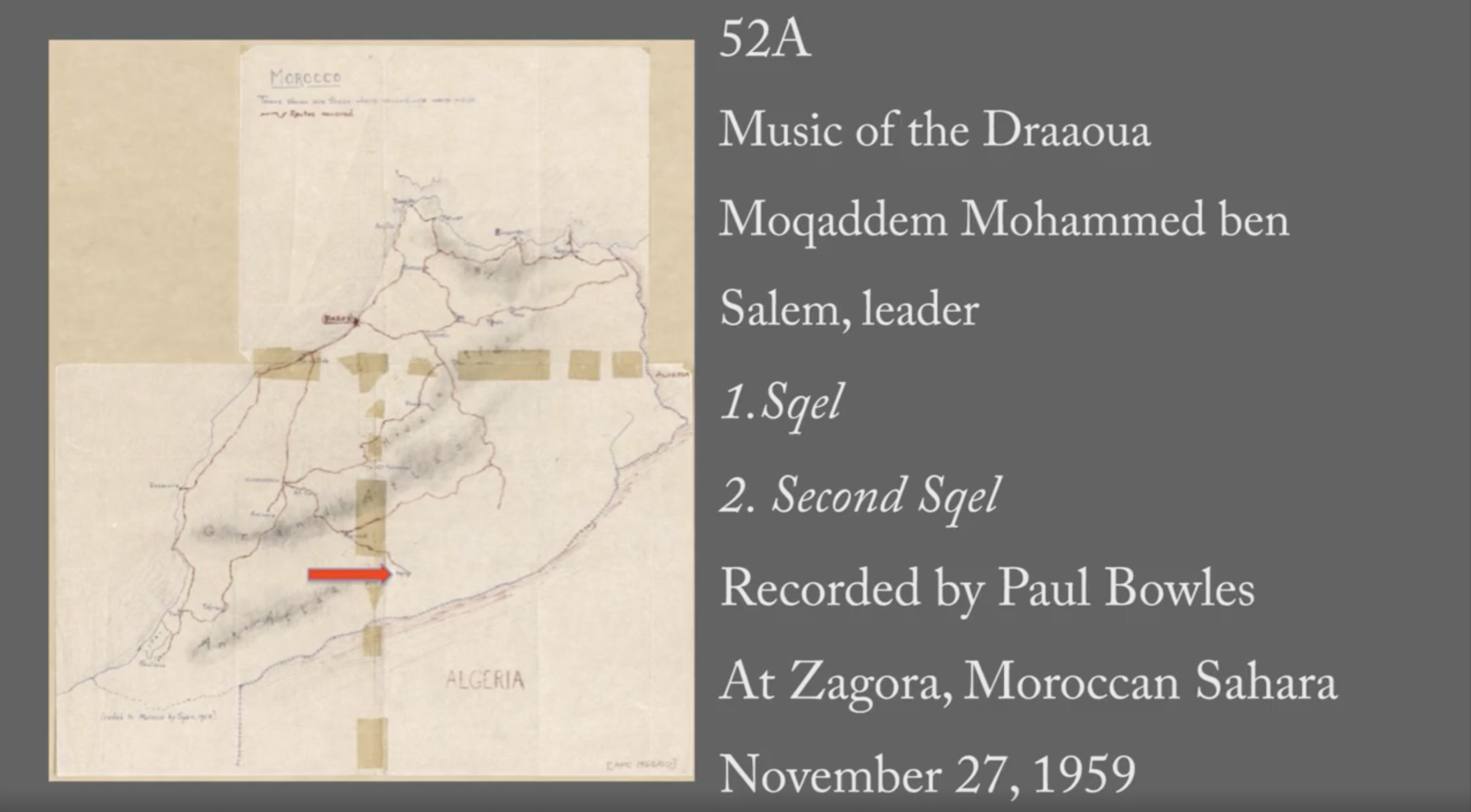  Zagora - 52A: "Sqel and Second Sqel" (Music of the Draaou)
