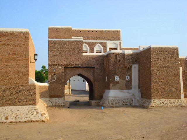 Al Bawaba' south facade after restoration