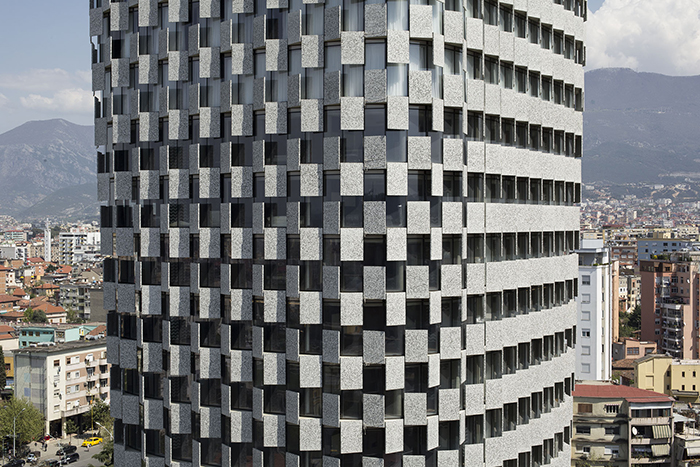 Detail of the main façade