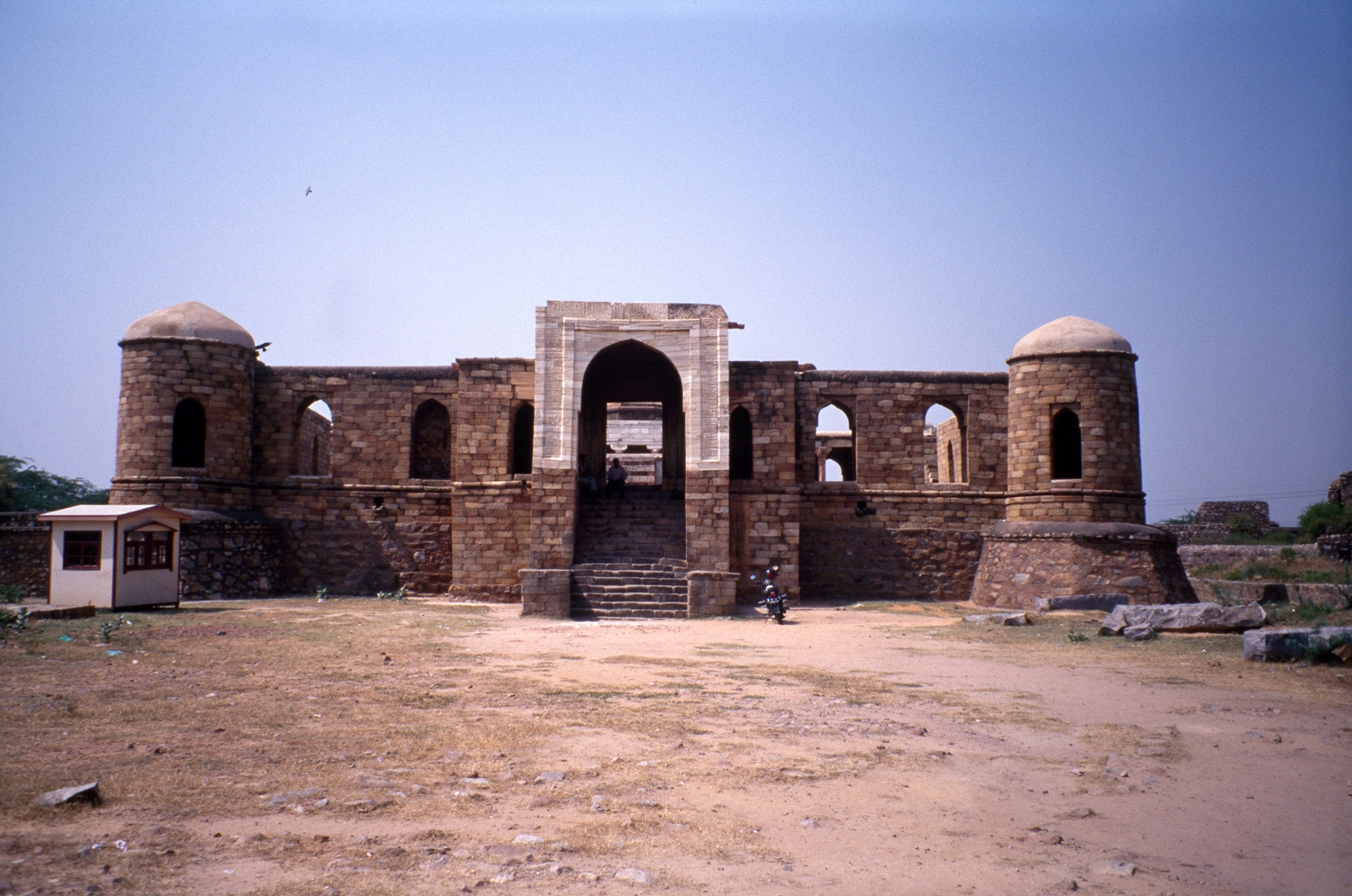 Tomb of Sultan Ghari - Exterior view of tomb enclosure, eastern elevation with gateway