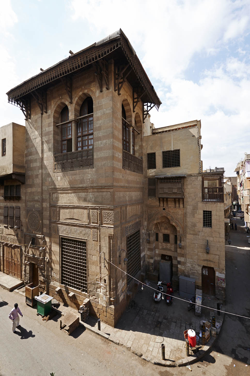 Elevated exterior view of sabil-kuttab