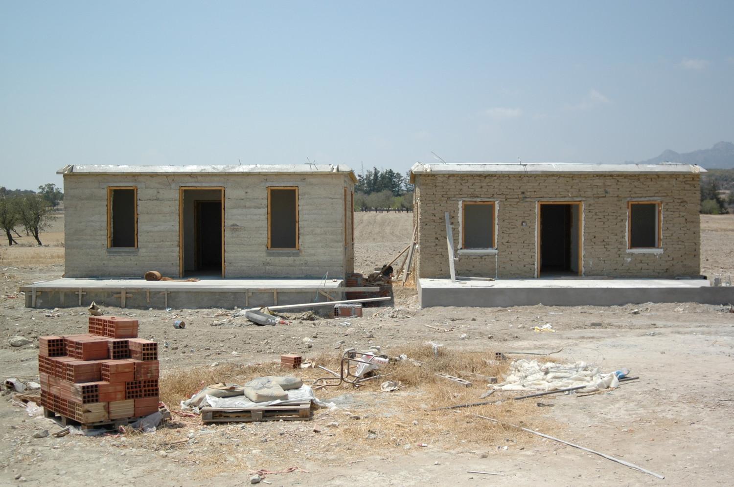 Construction-New Alker to the left and Adobe Building to the right