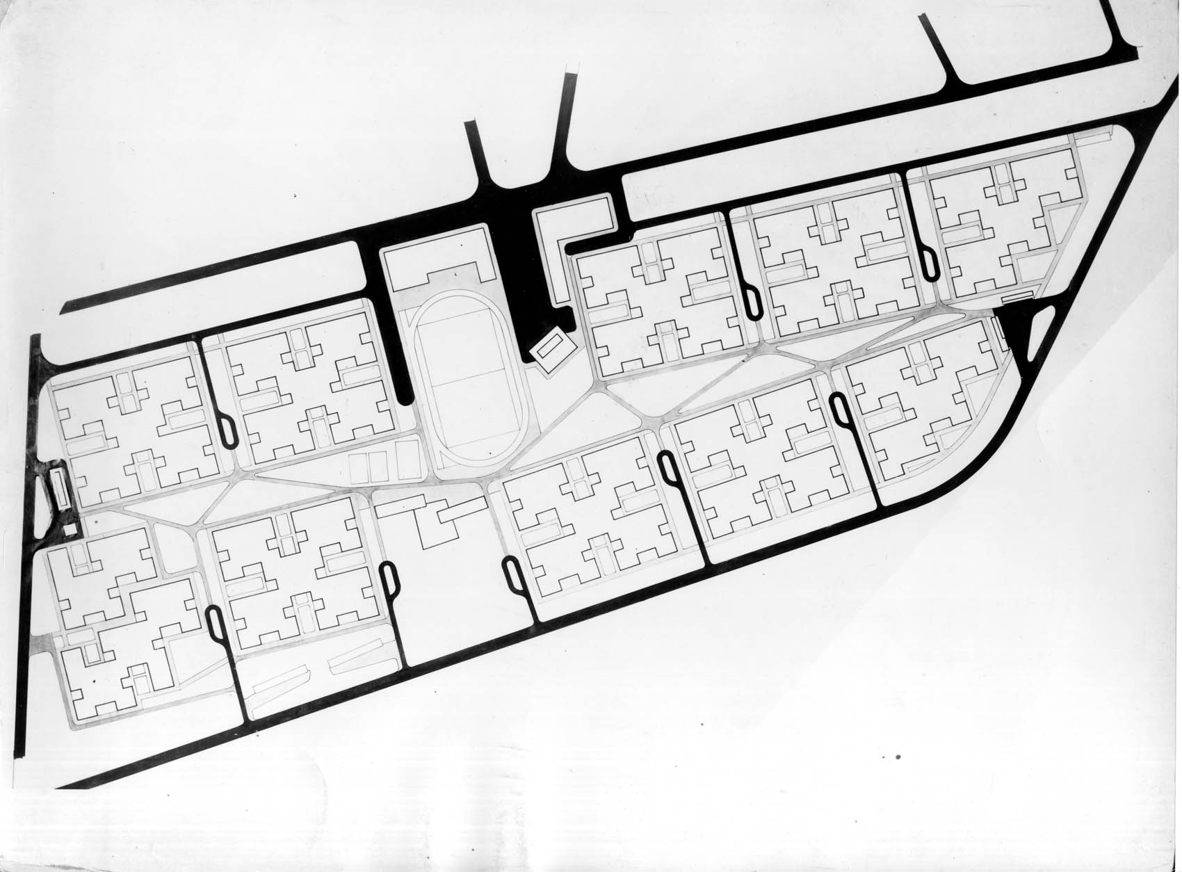 Plan at Douar Doum for 5000 inhabitants