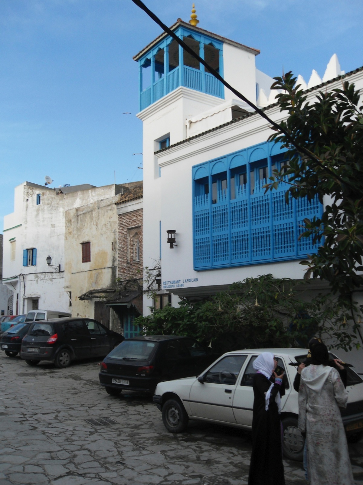 Parking outside the west Casbah gate