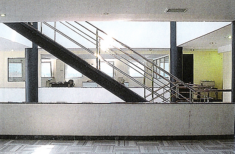 Stair at central atrium