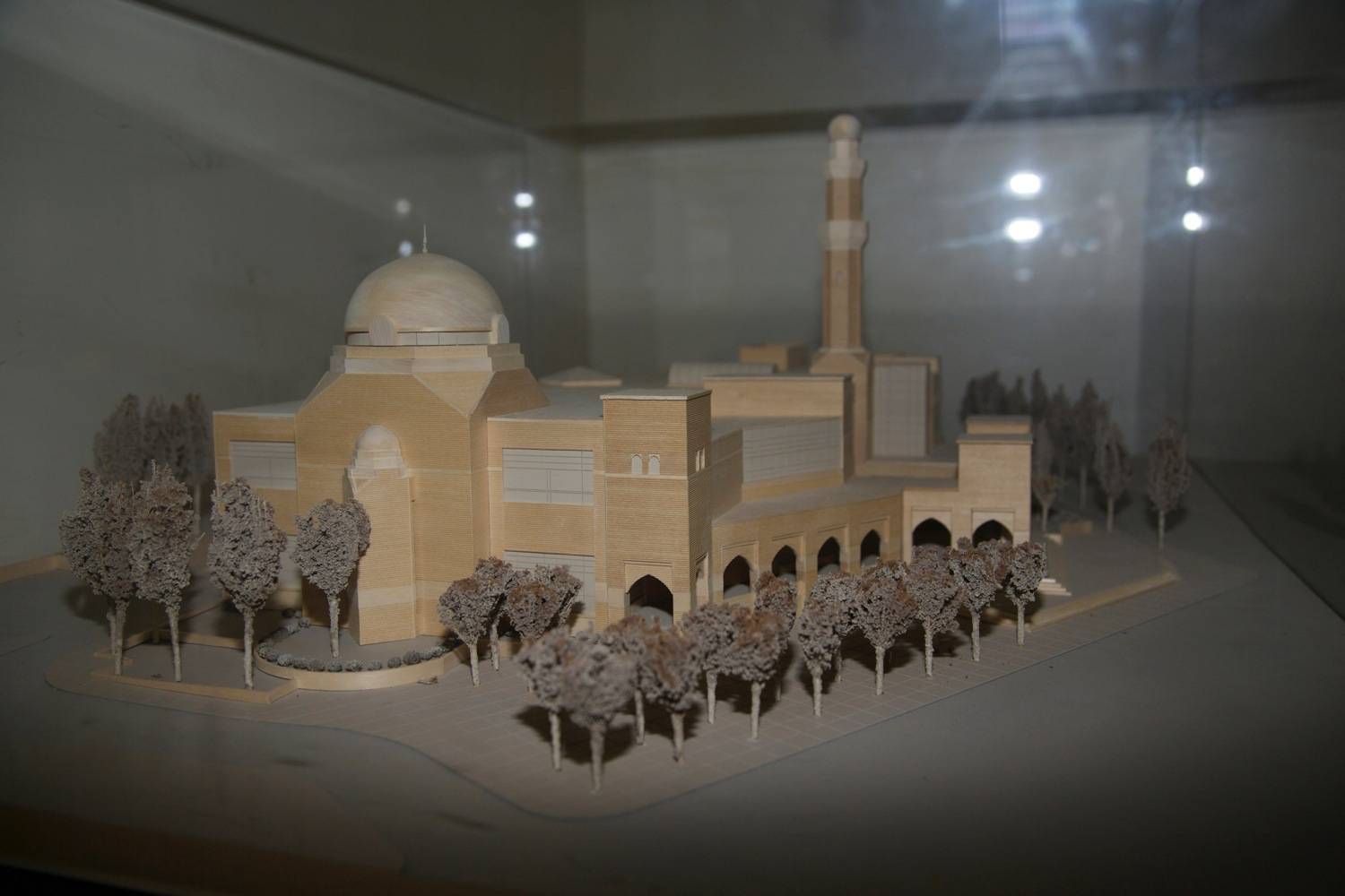 View of the architect's model