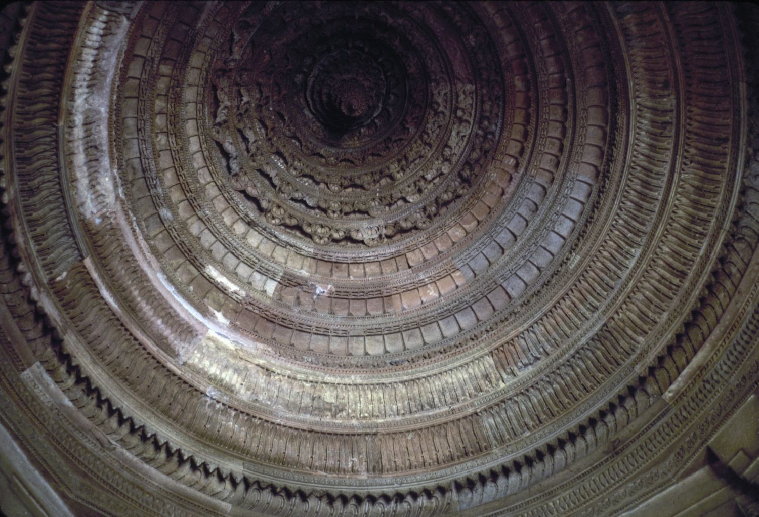 Mosque: interior view of dome.