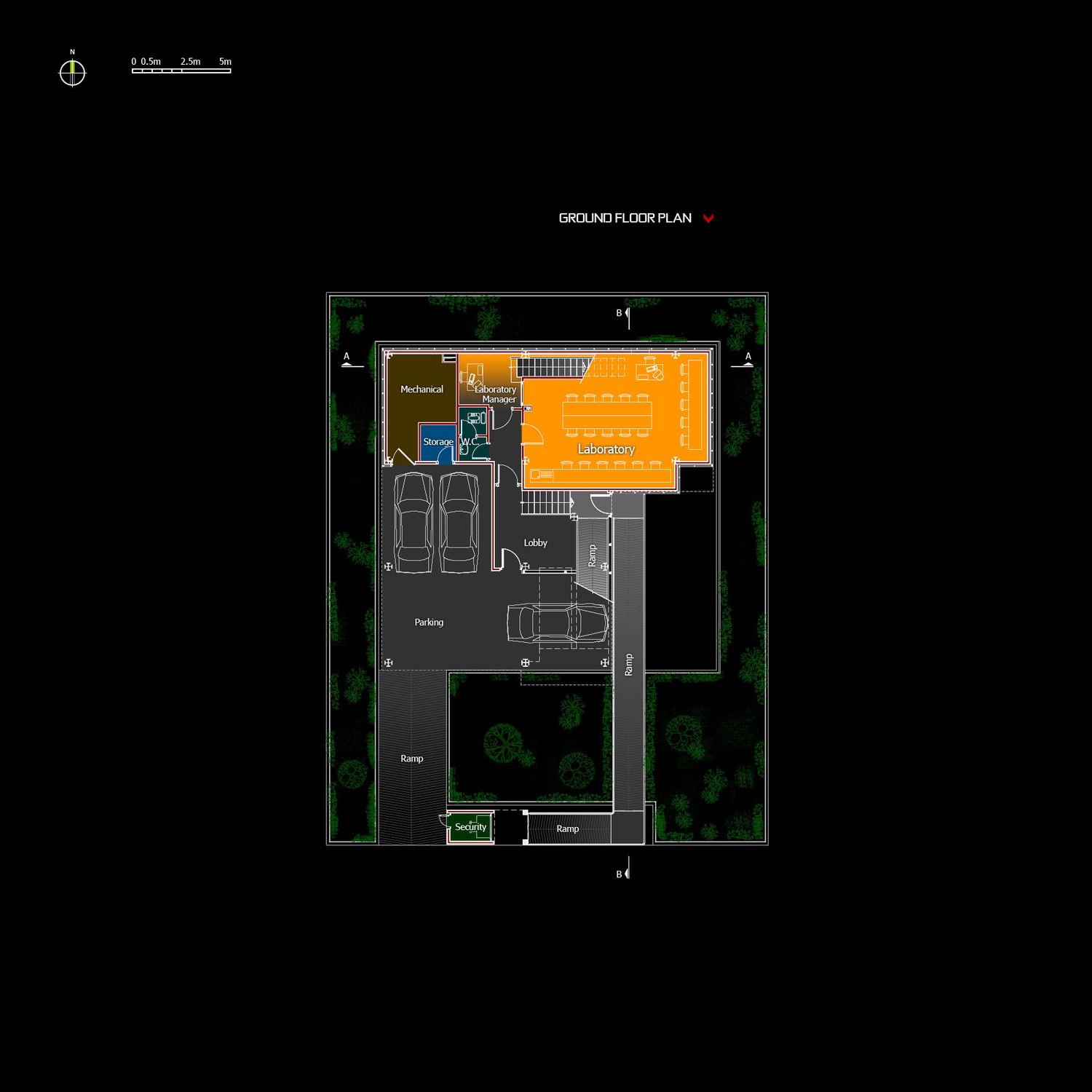 Amaj Darman - Ground floor plan