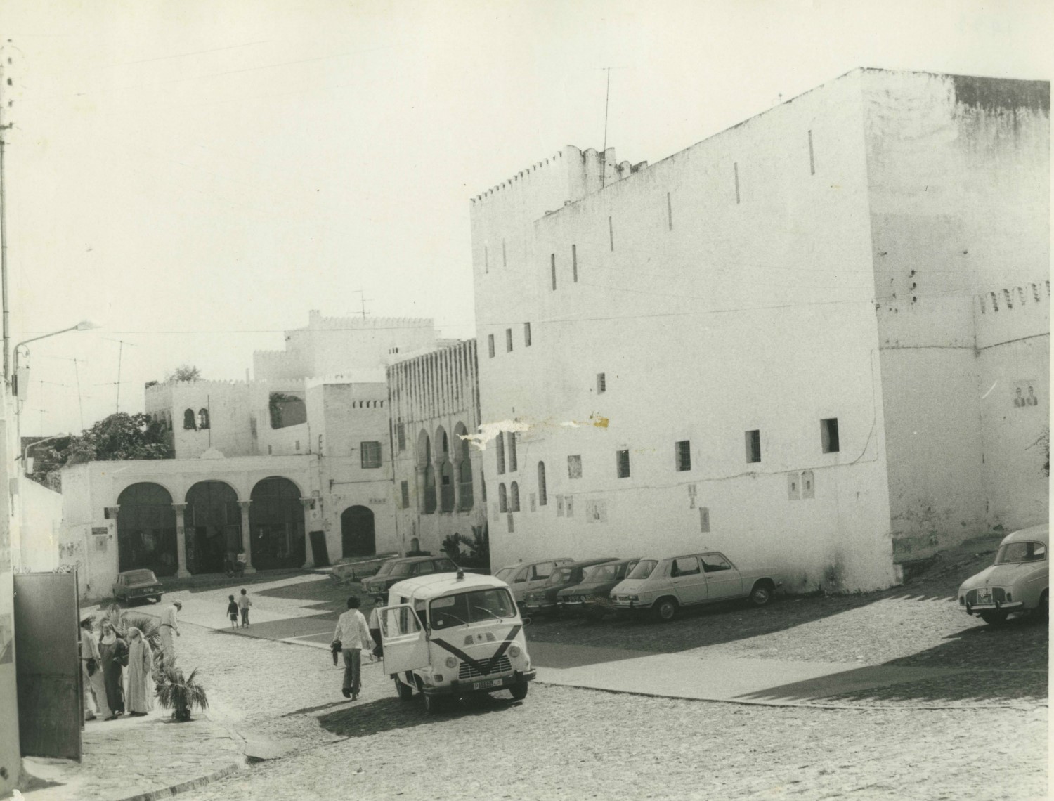 View of street near the Kasbah 