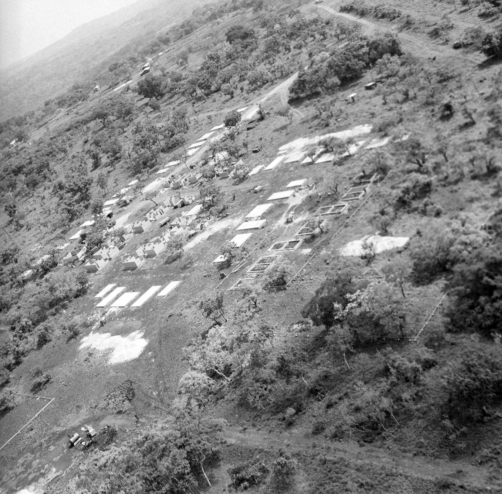 Aerial view, construction phase 