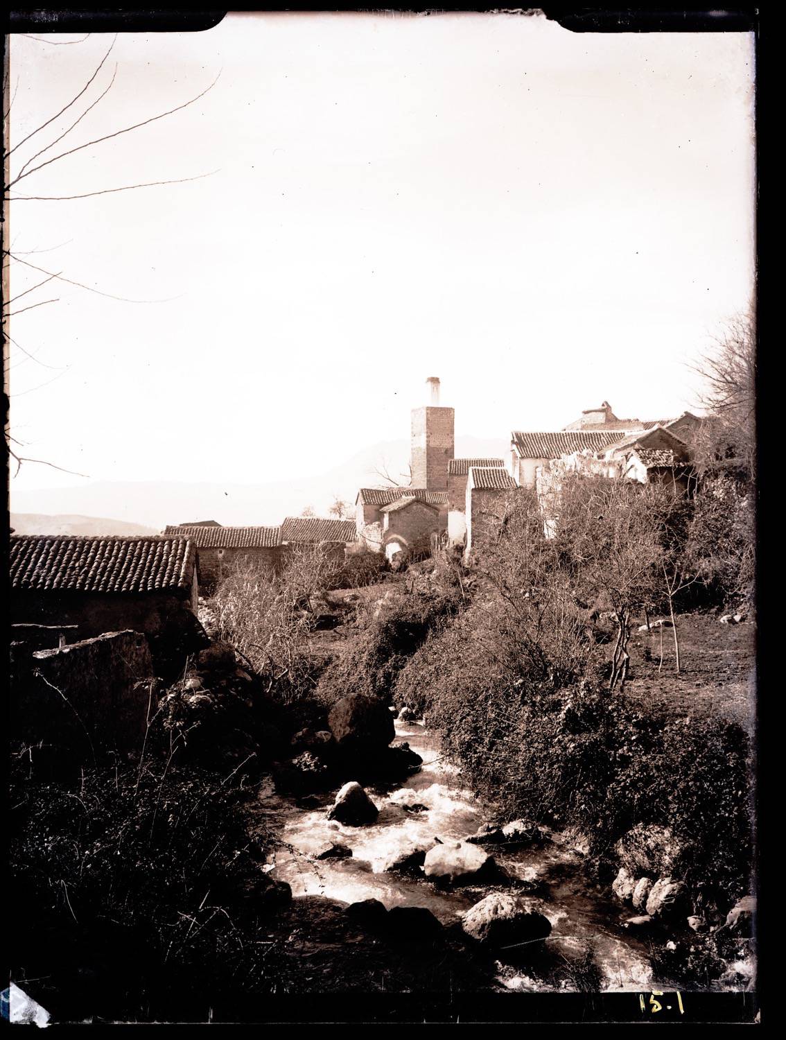 Jami' Sidi Boukhancha - Exterior view of the village with the minaret of Jami' Sidi Boukhancha