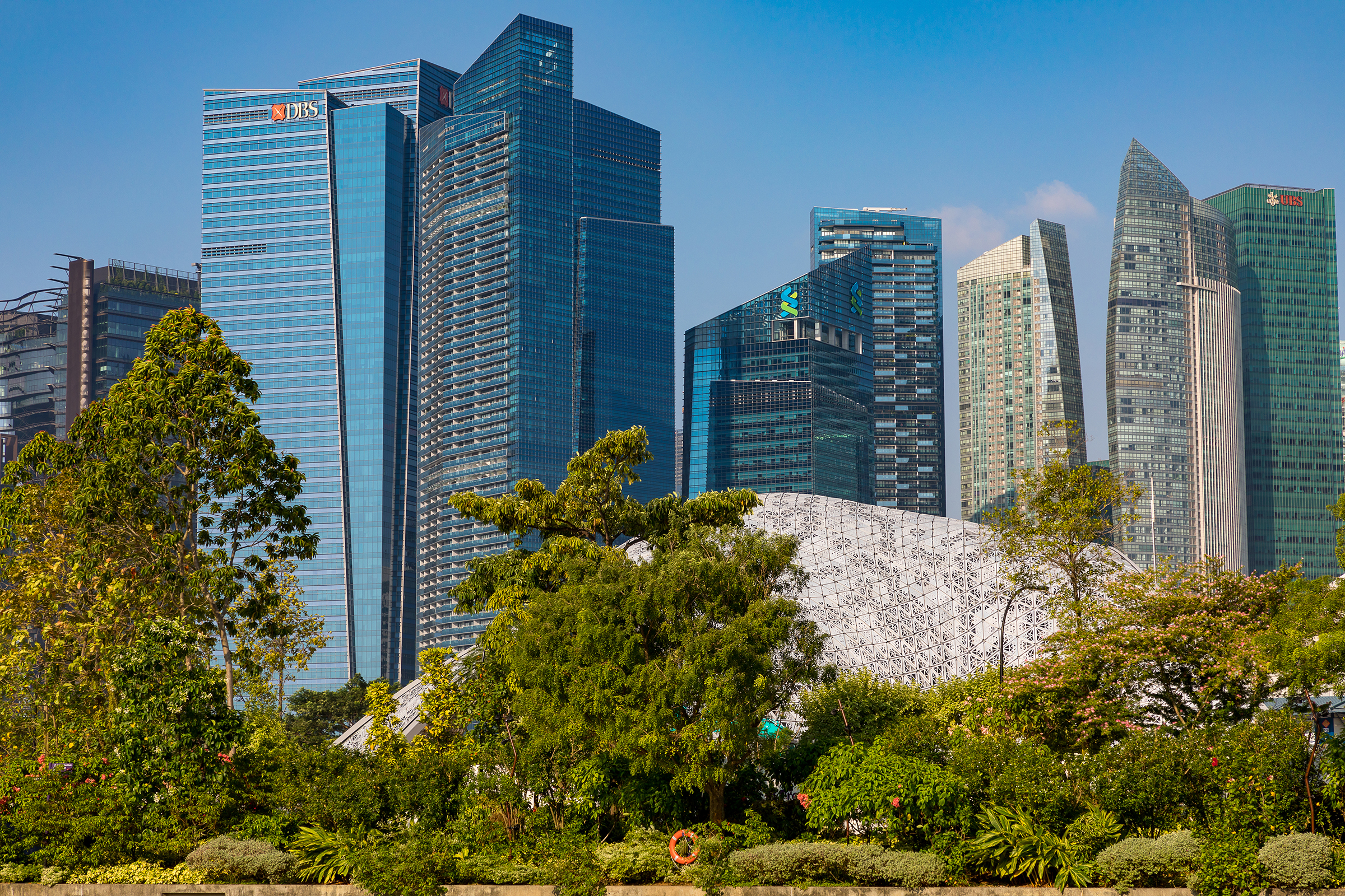 <p>The Future of Us Pavilion as a permanent Singapore landmark, view from northeast.</p>