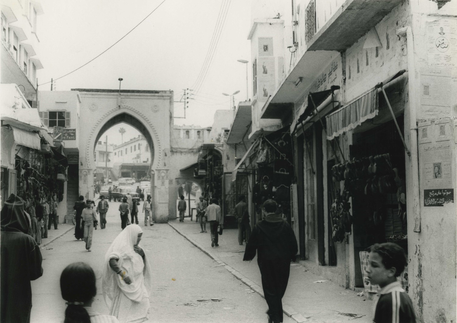 View of Bab Fahs toward Souk Barra, also known as the Grand Socco