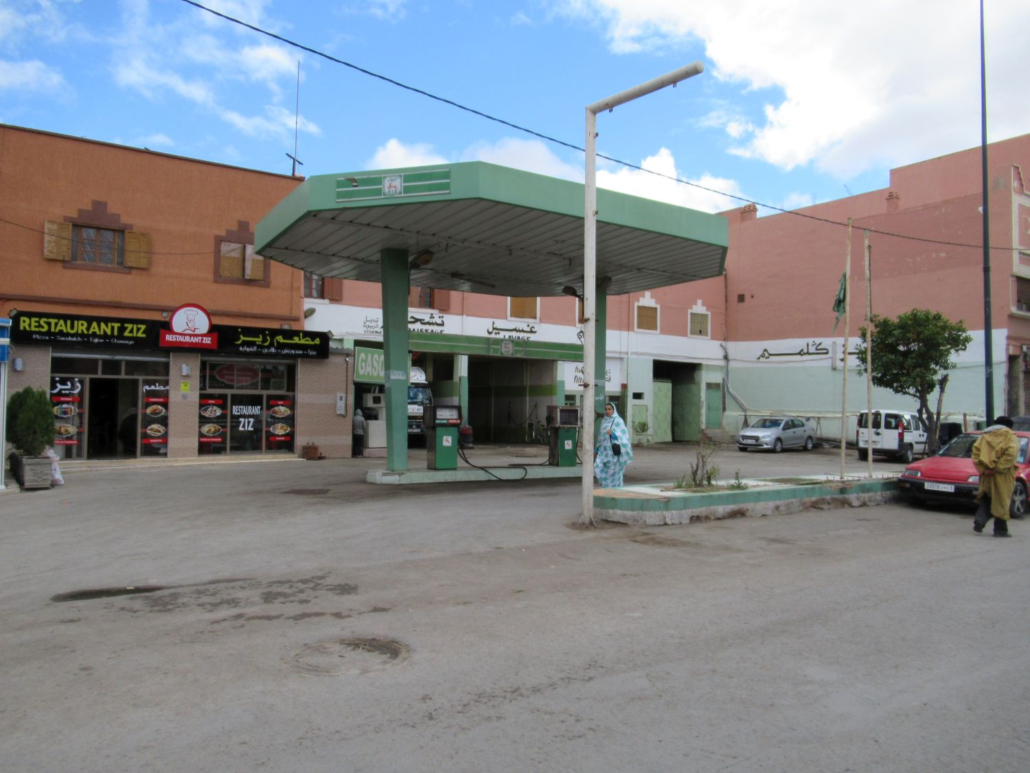 Gas station in Guelmim.