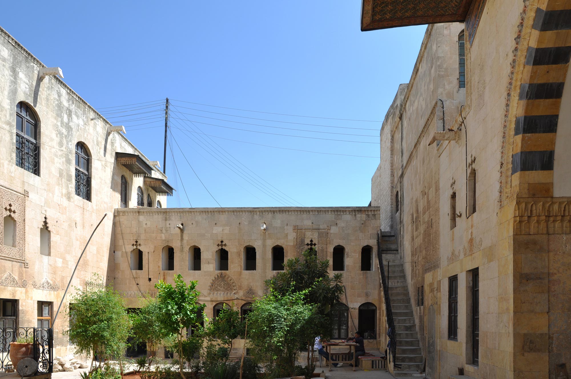 View of Beit Ghazaleh iwan (2010)