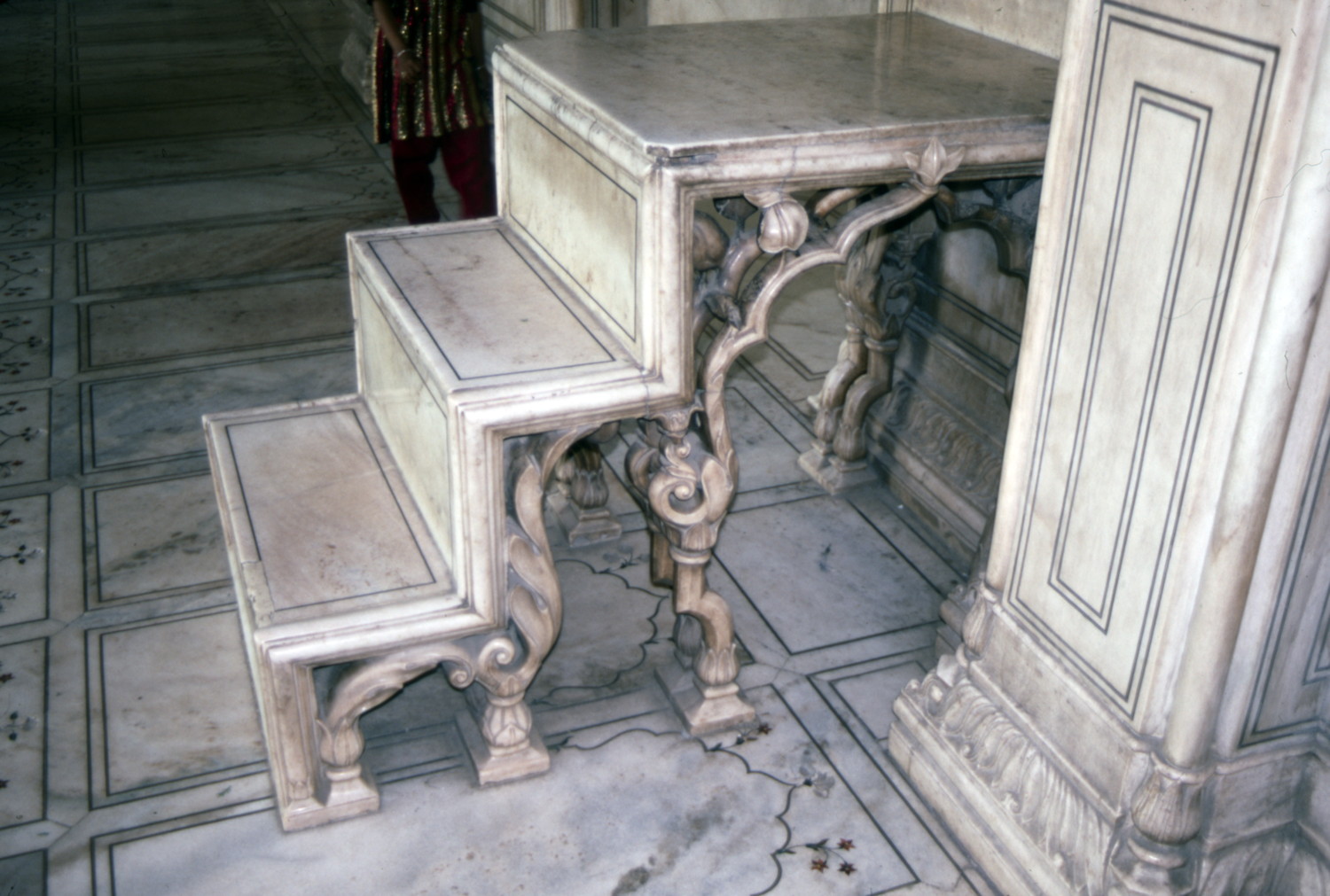 <p>Interior, detail of minbar</p>