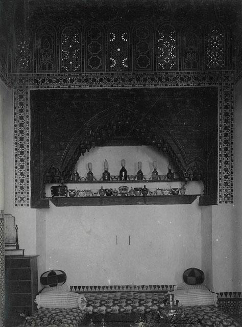 Interior view of living room, private household / "Fez, Intérieur Marocain"