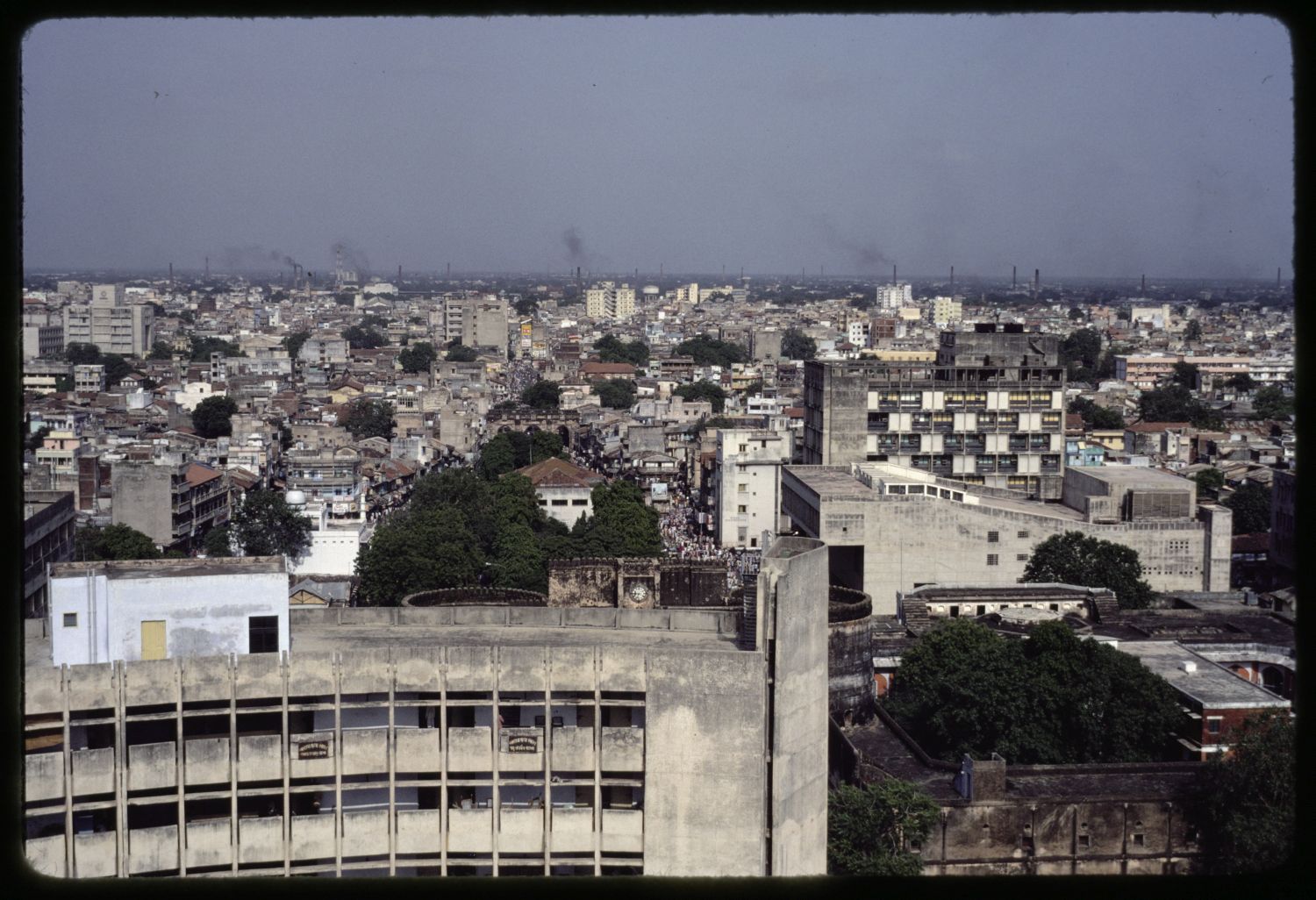 General view over Ahmedabad toward north.