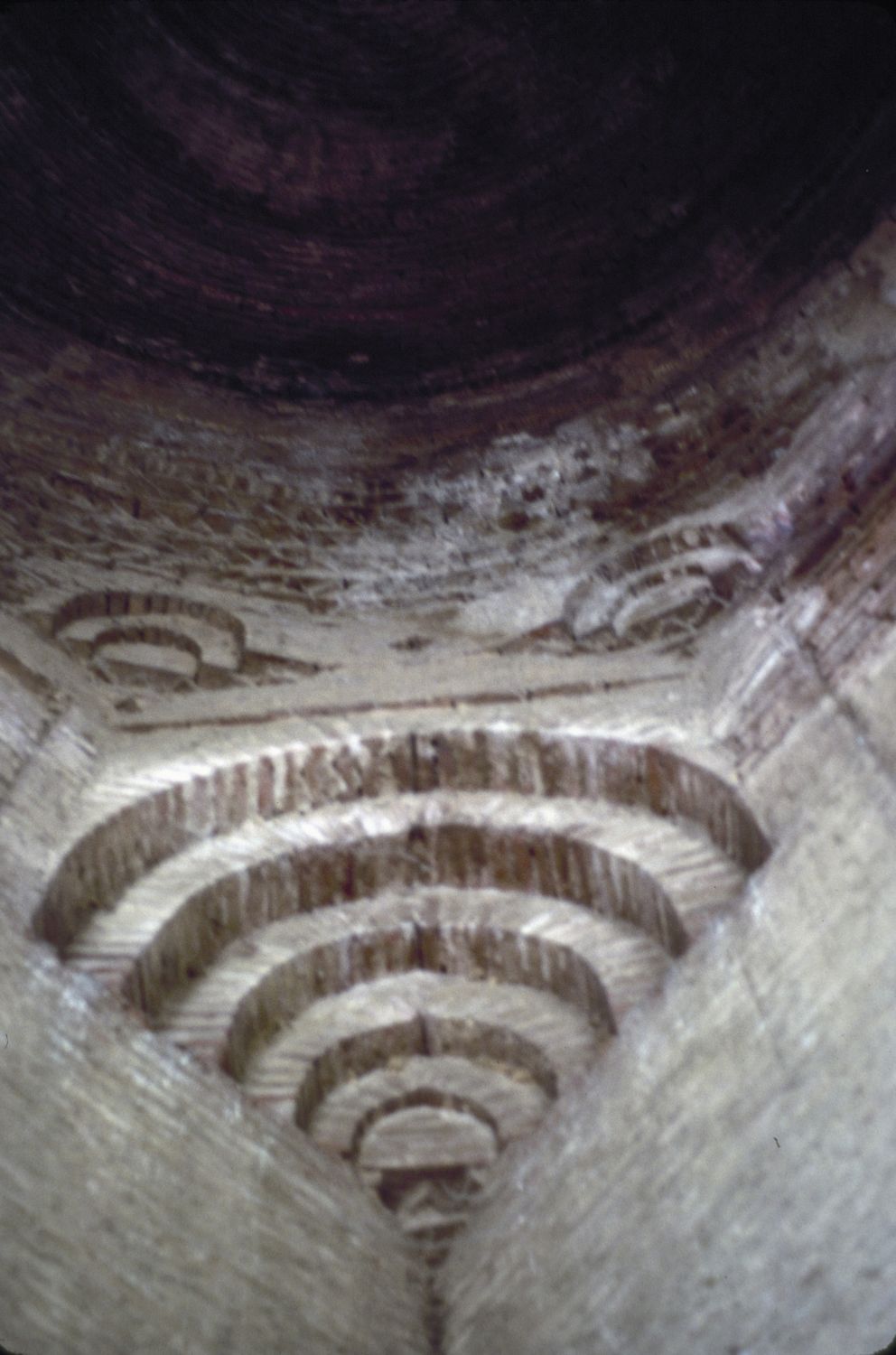 Dome chamber: view of squinch.&nbsp;
