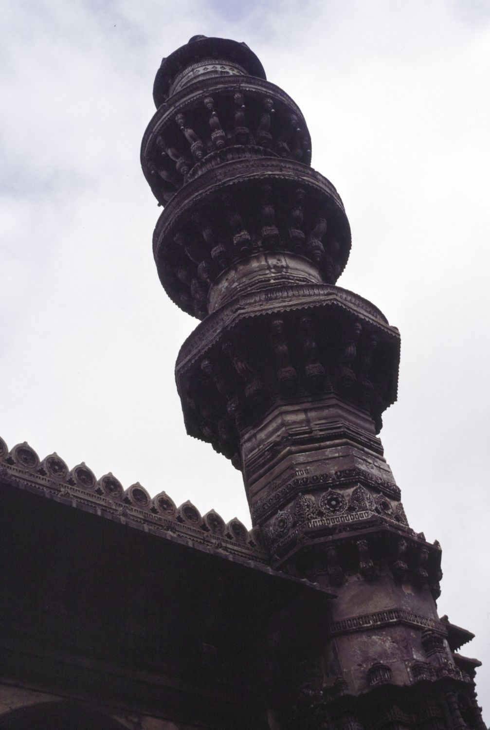 View of one of the minarets.