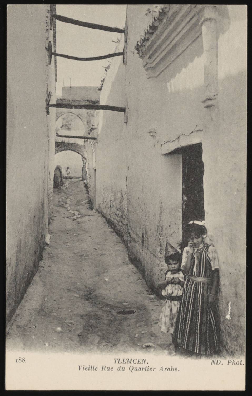 View of street in Tlemcen in the Tlemcen medina