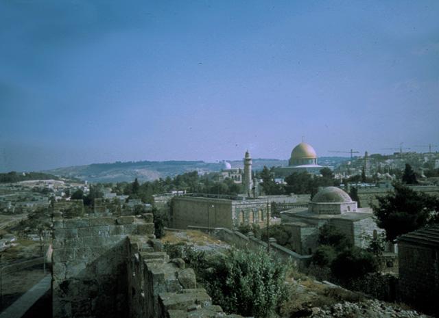 General view of Haram al-Sharif from northeast