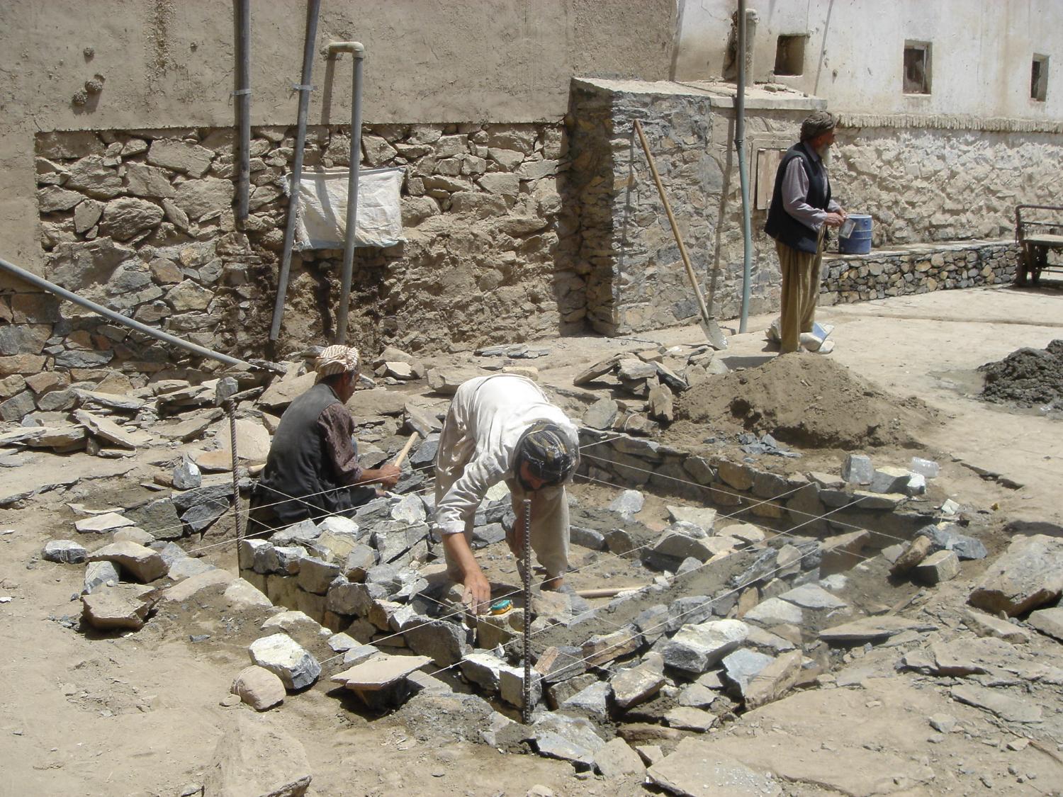 Kabul paving works, Asheqan wa Arefan, Shrine area