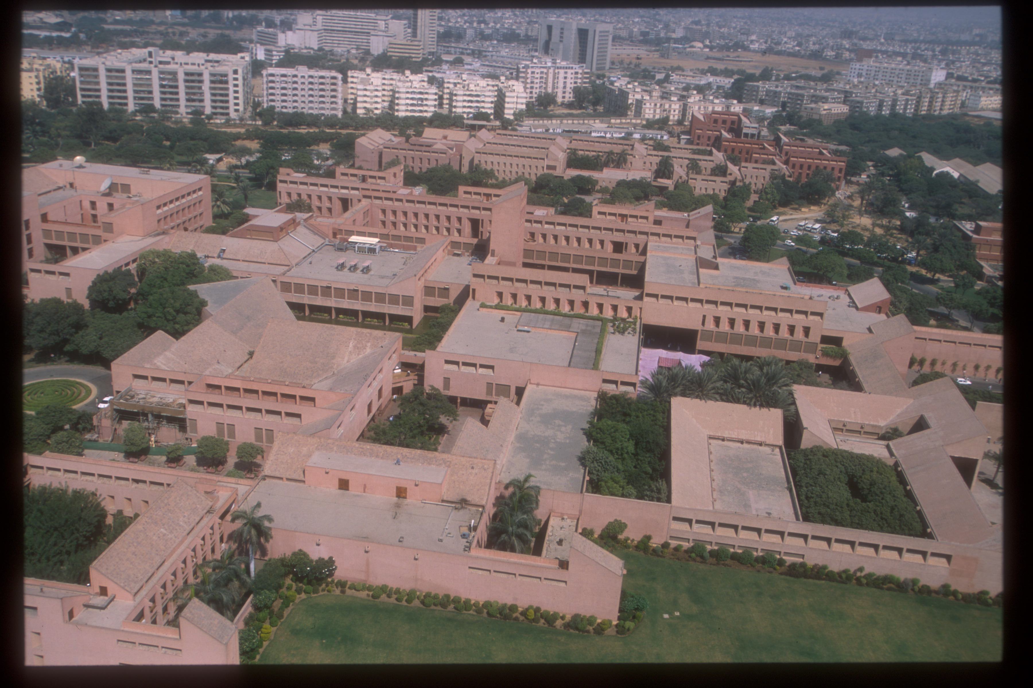 Aga Khan University - Aerial view over the campus