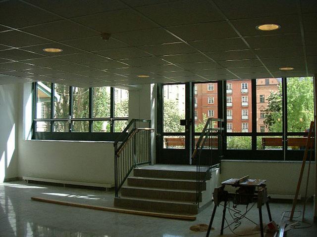 Interior view of the entrance