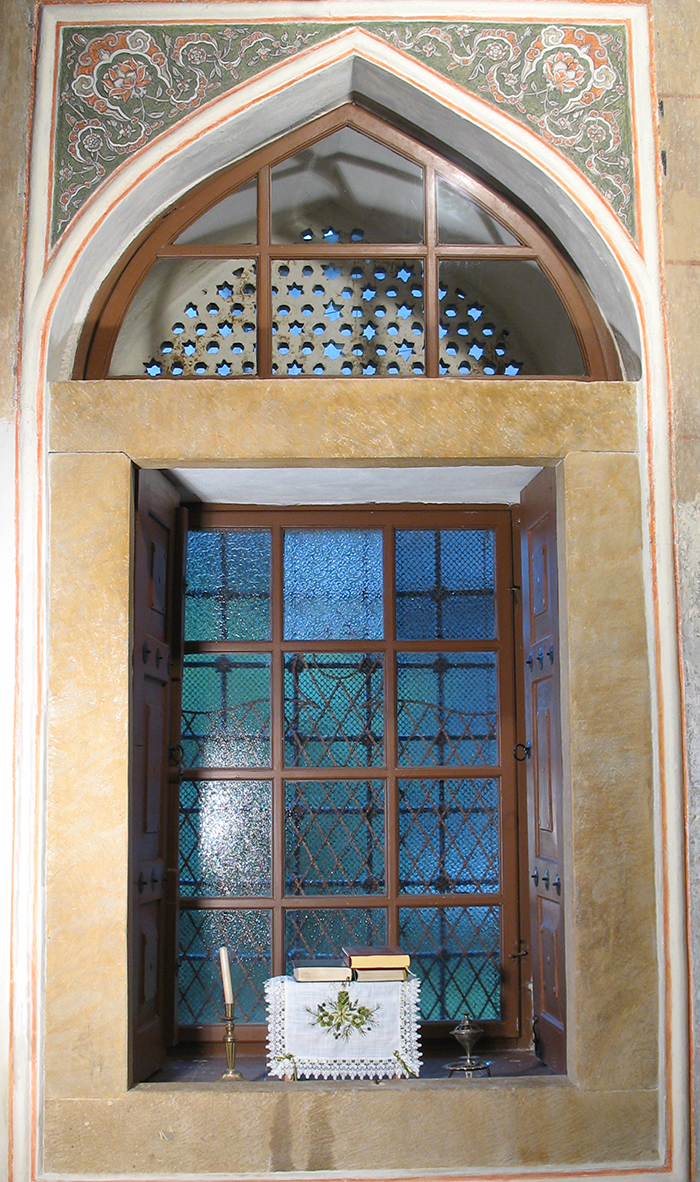 Window (ground, Kiblah, right) after intervention