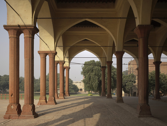 Lahore Fort Complex: Diwan-i-Am - Approach to the Diwan-i-Am within the Fort complex