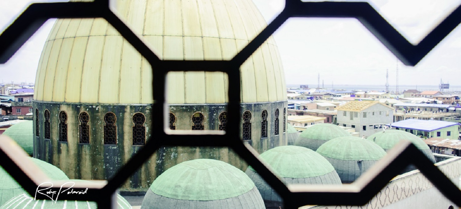 Lagos Central Mosque - Rooftop View of Domes