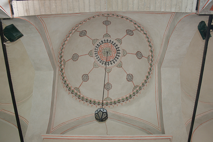 Central dome of the porch after intervention