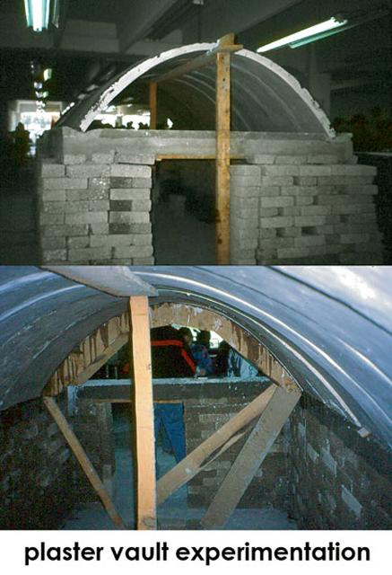 Alternative Housing Project - Plaster Vault Experimentation
