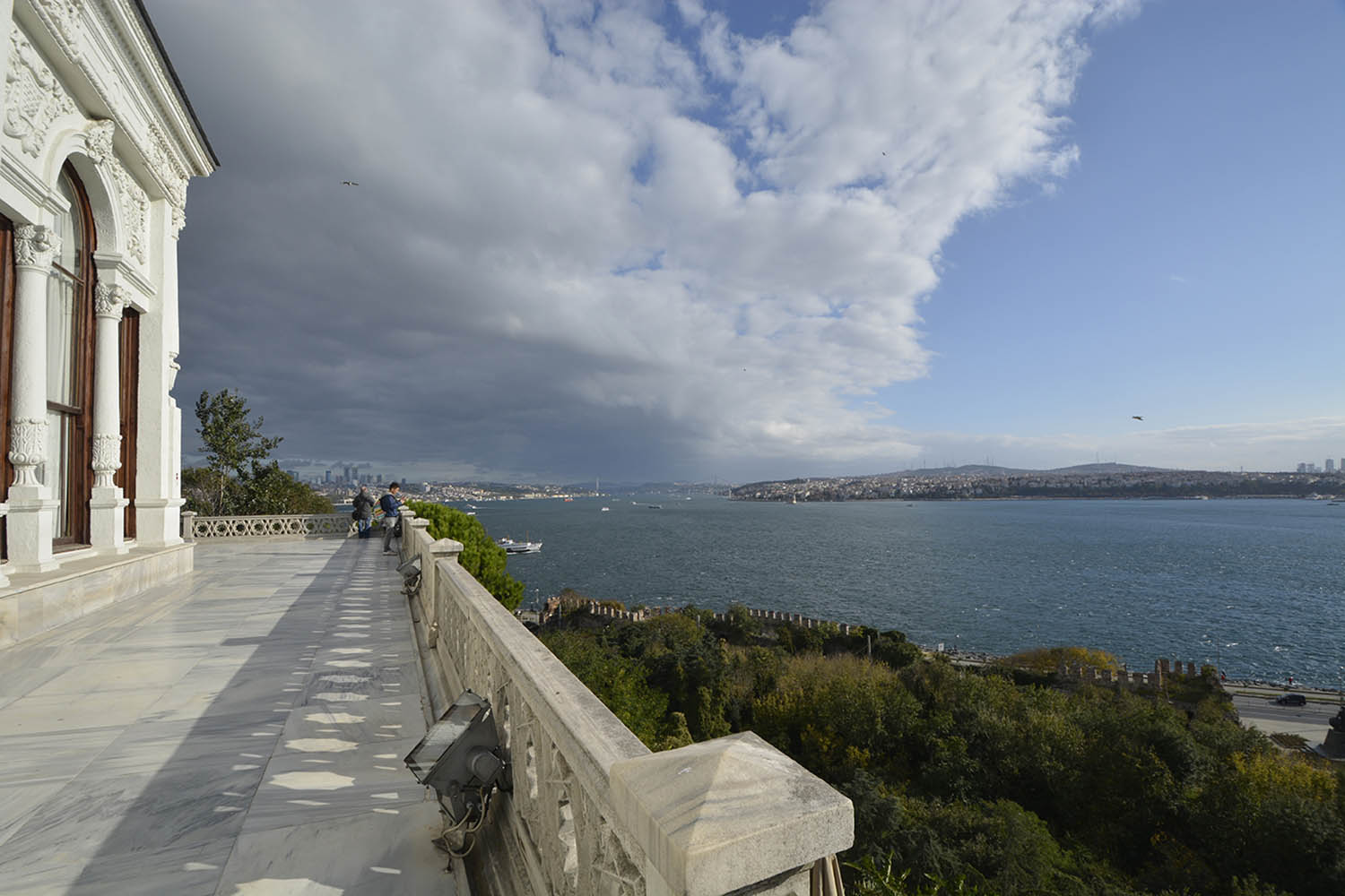 View of the Marmara Sea from the Mecidiye Köşkü.