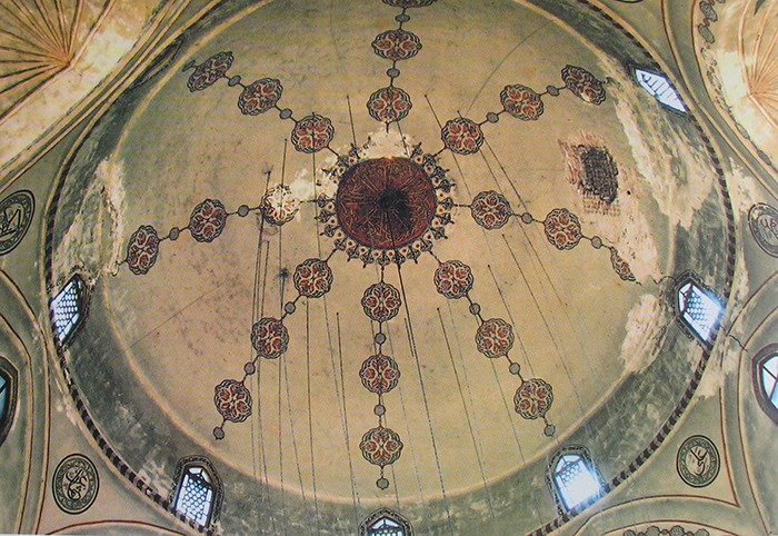 Dome before intervention