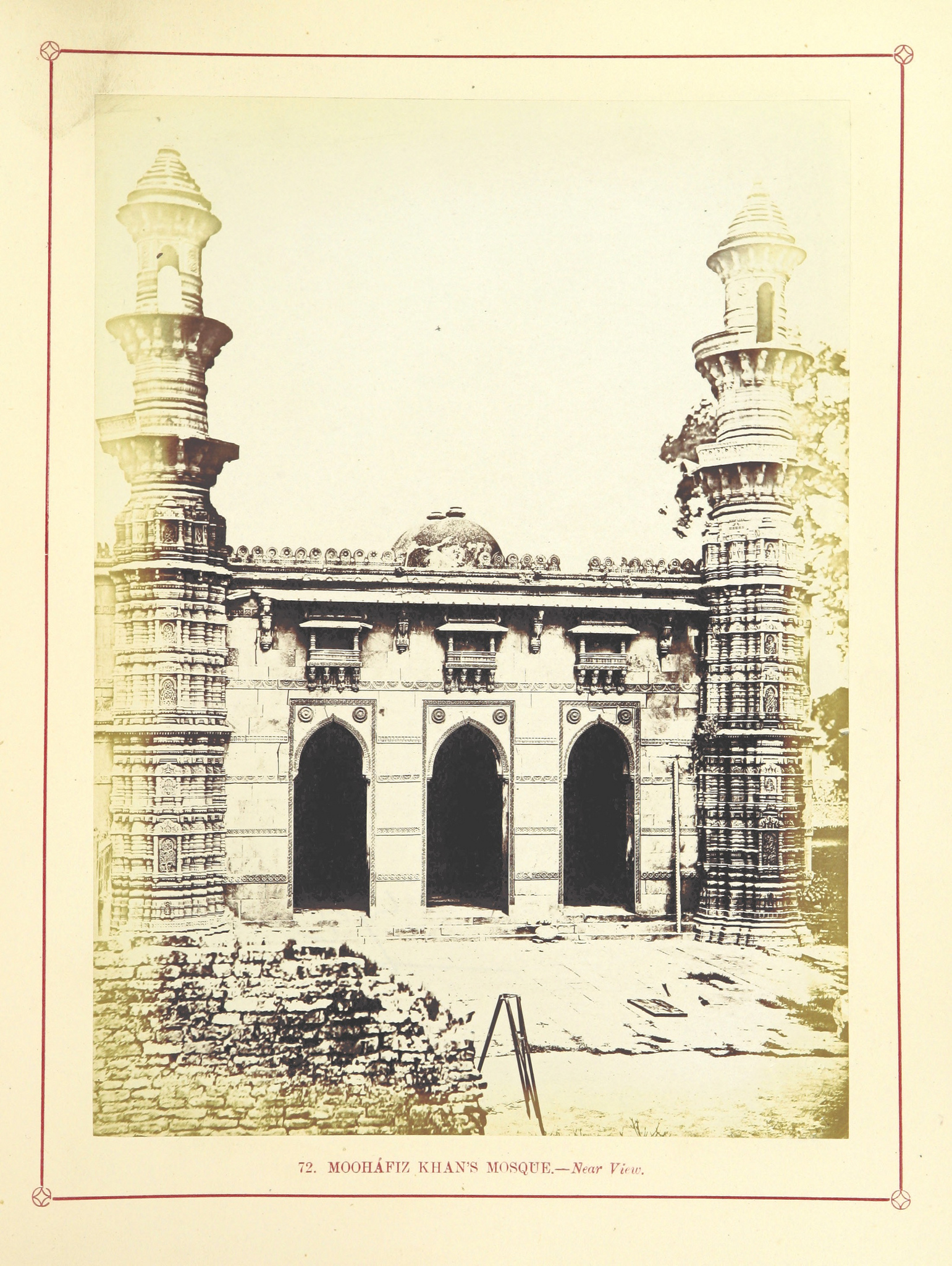 Muhafiz Khan Roza - Historical view of facade.