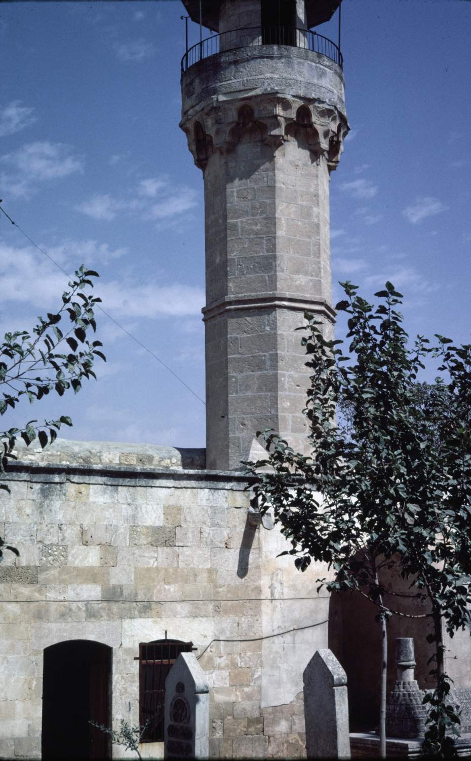 Maqam Ibrahim (Salihin) - Exterior view showing portal and minaret.