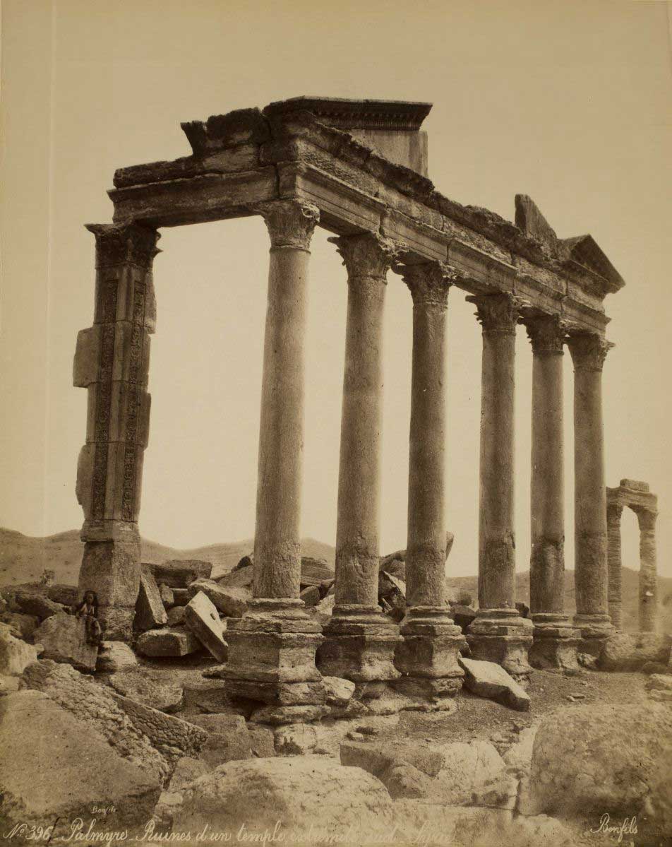 Palmyra - <p>Ruins. Palmyra, Syria Original Title: Palmyre. Ruines d'un temple, extrenute sud. Syrie</p>