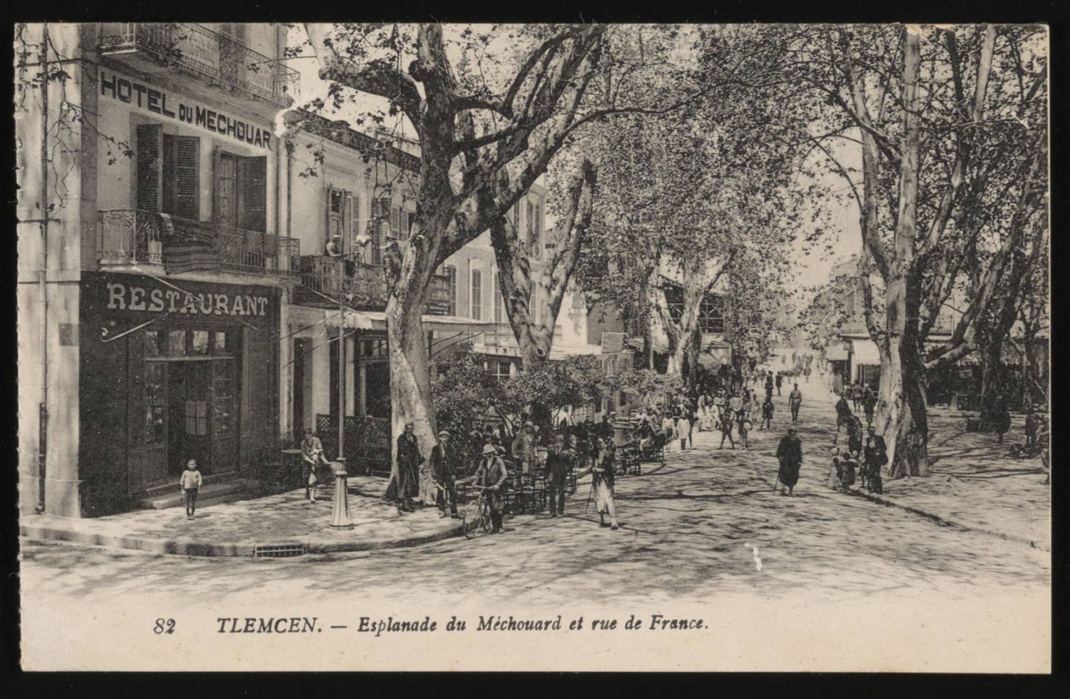 <p>View of Méchouard Esplanade and French St in Tlemcen</p>