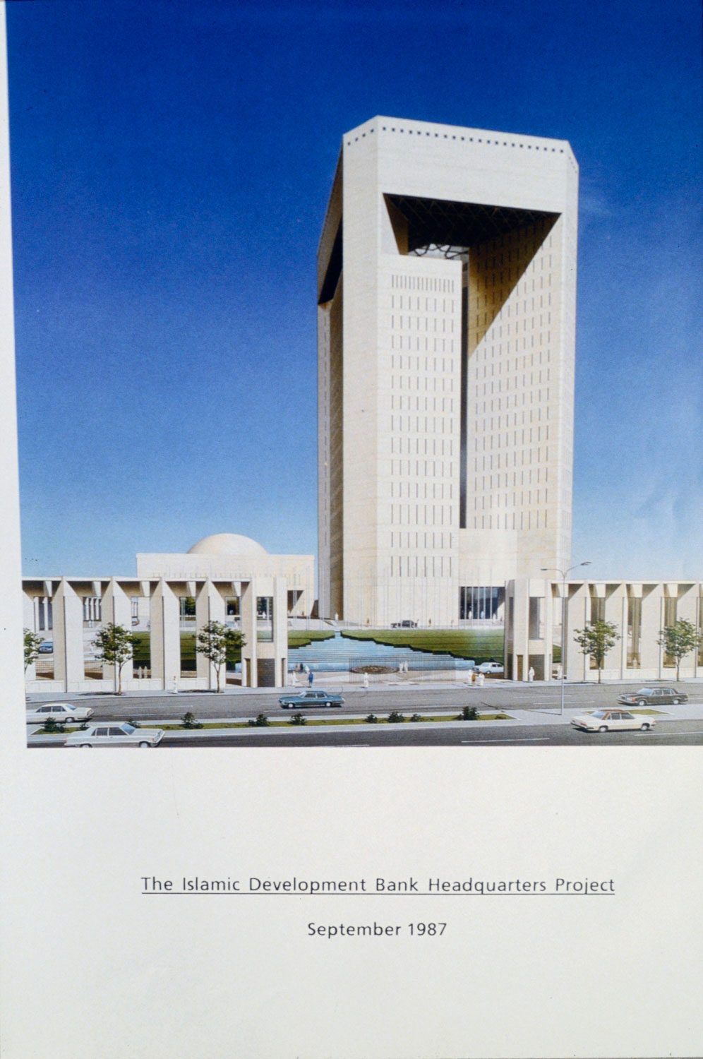 Islamic Bank - Elevation [photograph of a page from a report?]