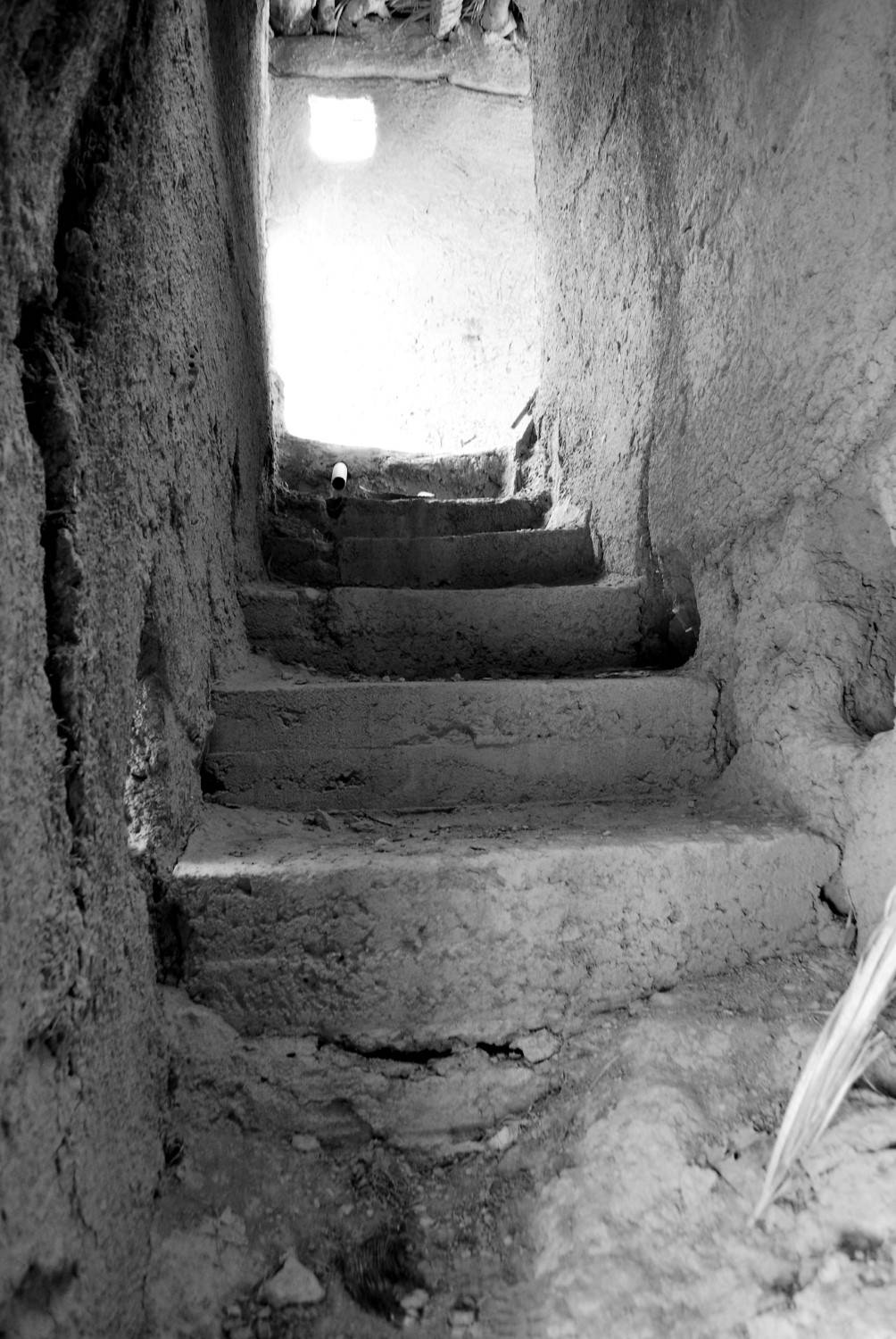 Stairway of an old house in Bahla